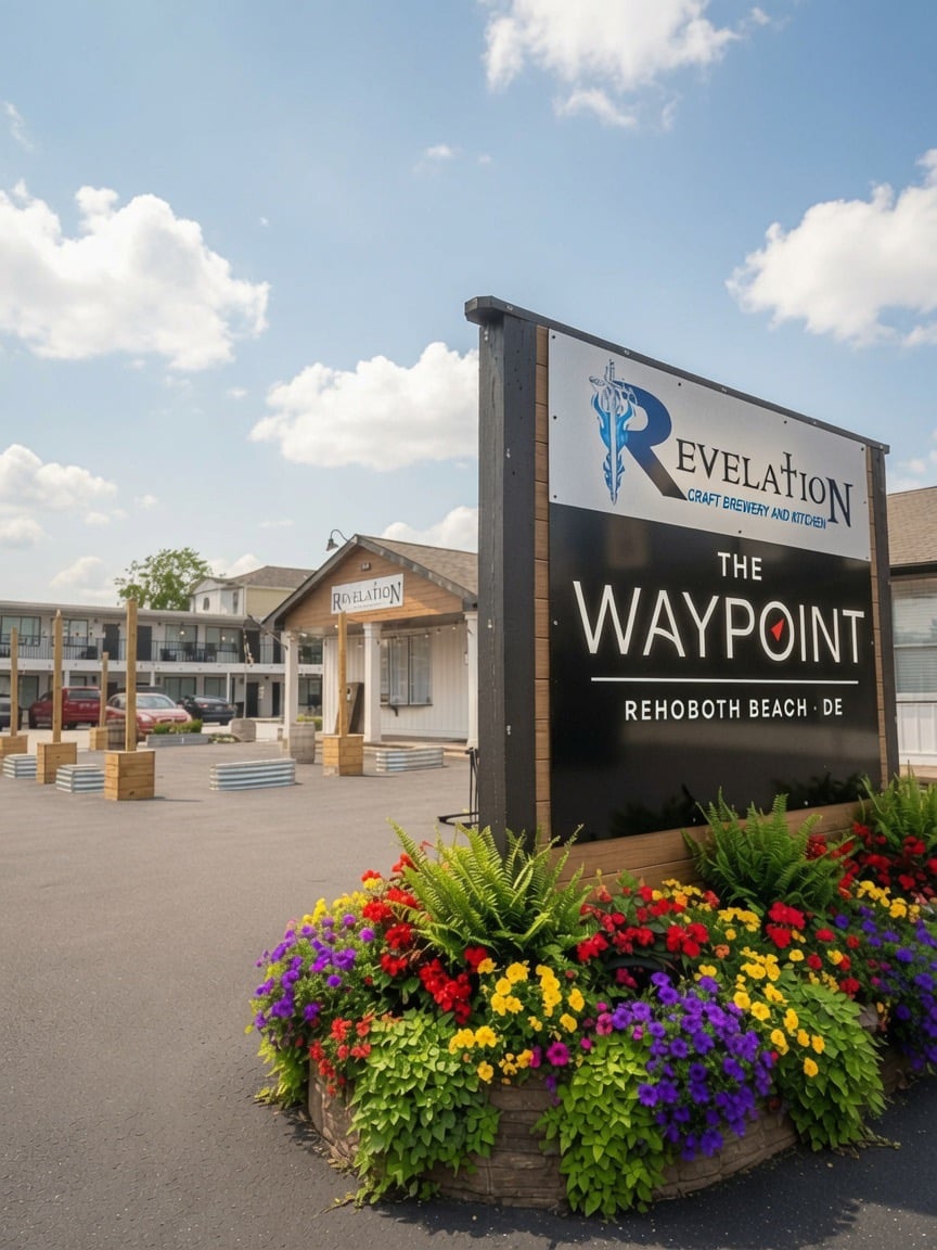 Revalation and Waypoint signage
